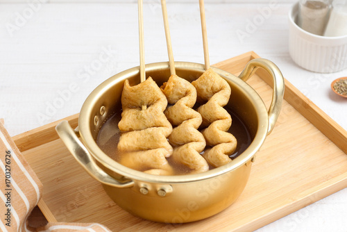 Odeng. Korean fish cake. 