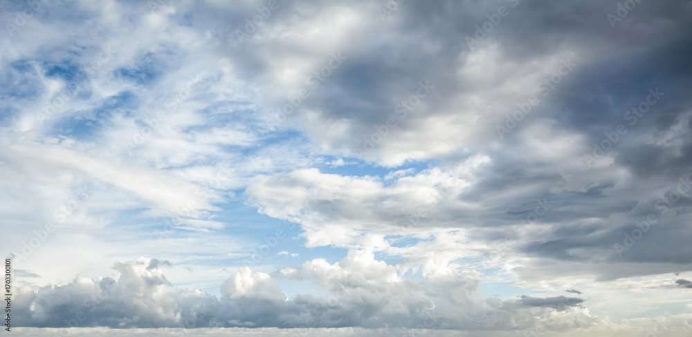 custom made wallpaper toronto digitalWhite fluffy clouds scattered across a deep blue sky creating a bright and airy weather background with natural light