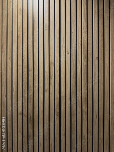 Natural Light Wood Vertical Slats with Smooth Grain, Perfect for Rustic and Contemporary Interior Design