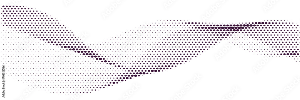 custom made wallpaper toronto digitalFlowing dots particles wave pattern black isolated on white background. Vector in concept of technology, science, music, modern.