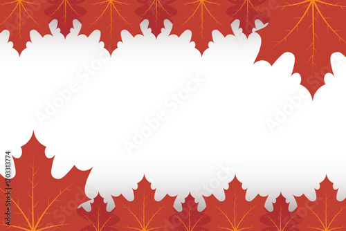 Maple tree leaf border perfect for fall, autumn, seasonal invitations

. frame with maple leaves