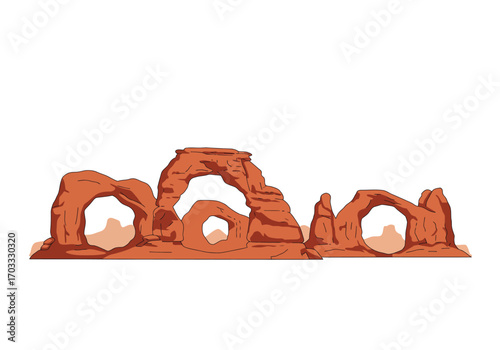 Several natural rock arches suitable as backgrounds for travel blogs, website banners, or national parkthemed designs. Perfect for outdoor enthusiasts.