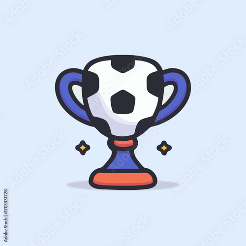 Champion Soccer Trophy Cup Design
