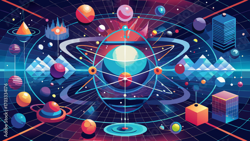 an-abstract-representation-of-quantum-physics--wit