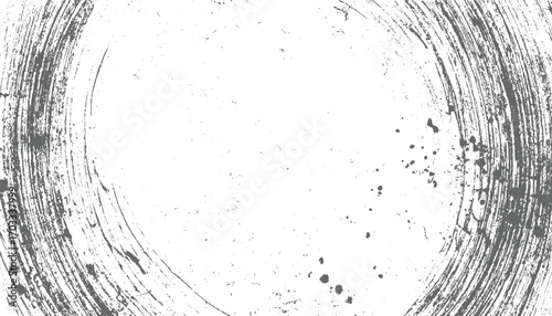 Textured grey brush strokes and splatters abstract grunge