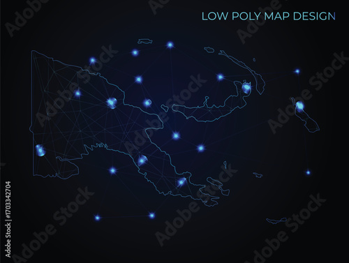 abstract digital networking connectivity vector map design	