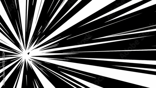 Abstract speed lines background with dynamic motion and perspective effect
