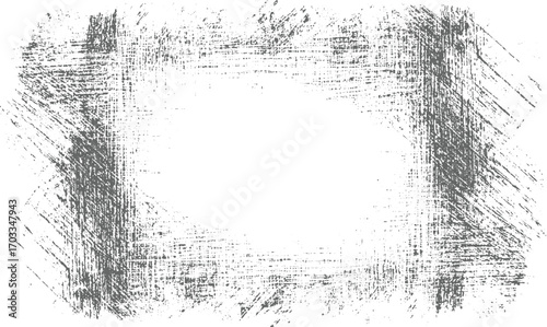 Distressed grey textured frame grunge abstract