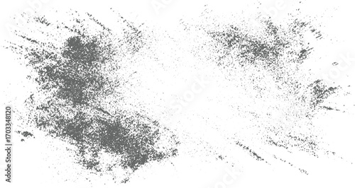 Gray speckled texture on white background abstract