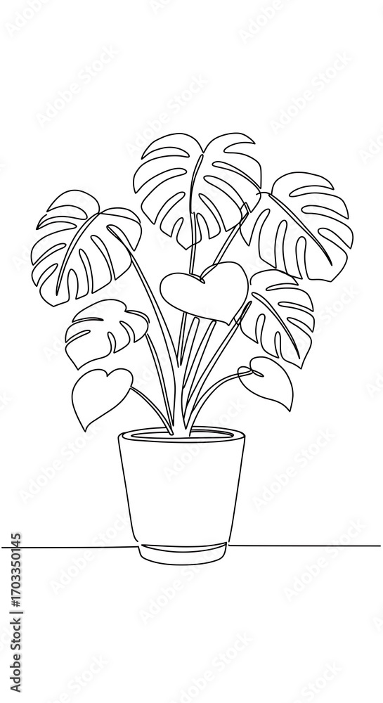 Obraz premium 線描の生命力