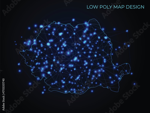 abstract digital networking connectivity vector map design	