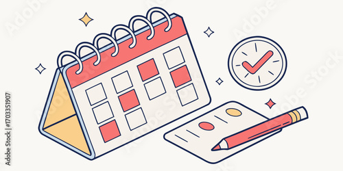 Calendar mixed style
