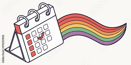 Calendar mixed style
