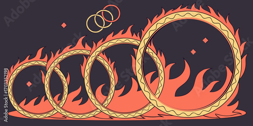 Hand drawn basketball background
