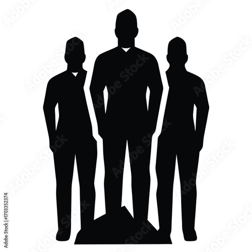 Corporate Leadership and Teamwork Symbol