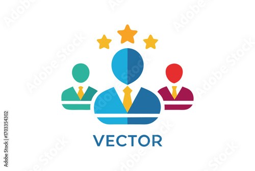 Flat vector illustration of a hand holding a review card with three stars, symbolizing customer feedback, service quality, product rating, client satisfaction, and business credibility. Perfect for we
