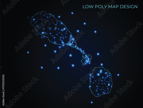 abstract digital networking connectivity vector map design	