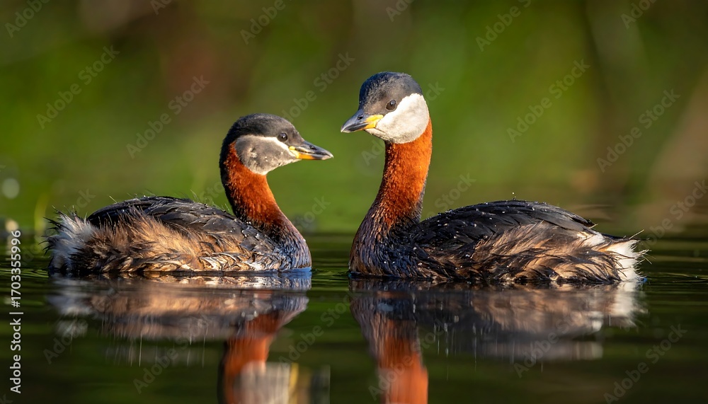 Two birds on a still pond Two birds on a still pond