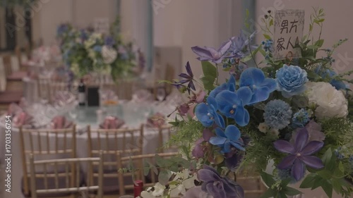 Wedding banquet hall, wedding restaurant layout, wedding layout