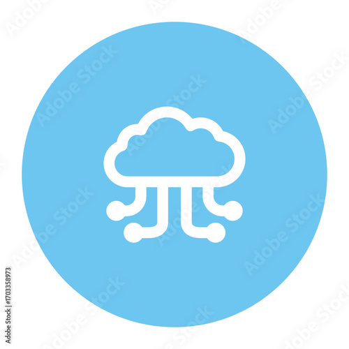 cloud icon for illustration