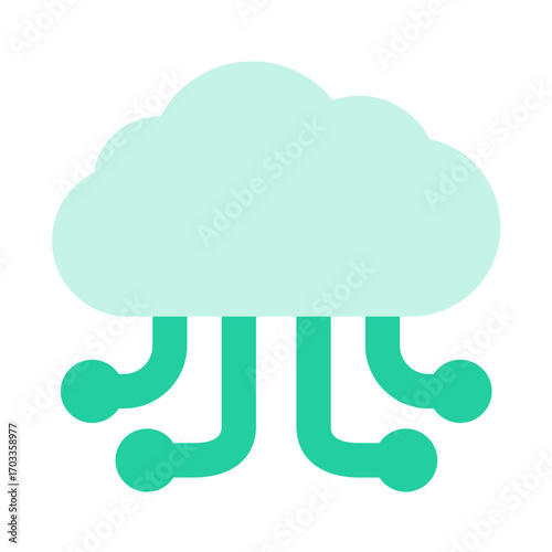 cloud icon for illustration