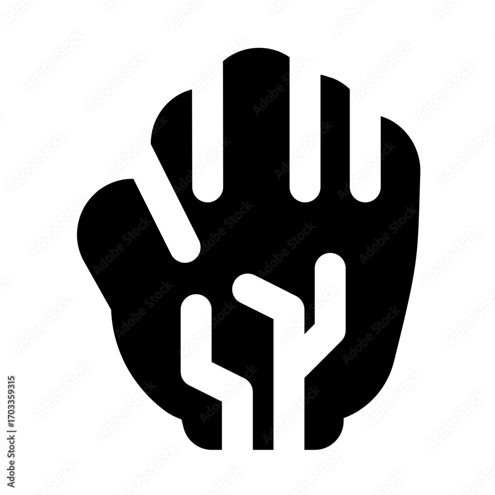 Obraz premium cybernetic enhancements icon for illustration
