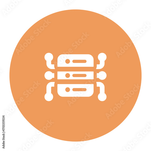 data stream icon for illustration