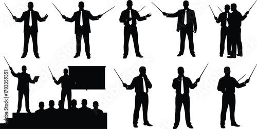 Businessman teaching presentation, corporate training, professional speaker, office meeting, business seminar, executive coach, leadership skills, teamwork, communication, business strategy.