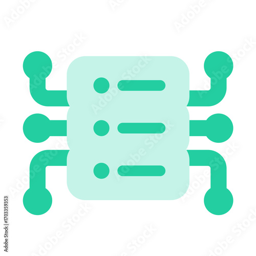data stream icon for illustration