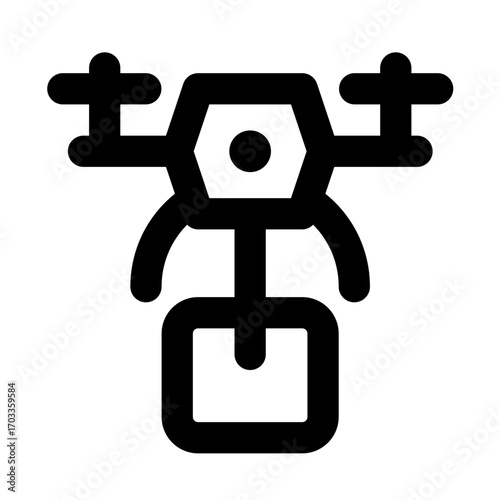 drone icon for illustration