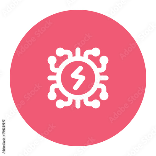 energy core icon for illustration