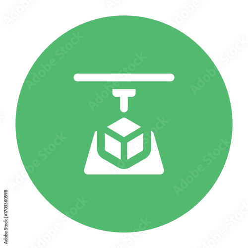 3d printing icon for illustration