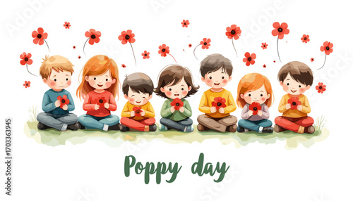 Remembrance Day banner, Remembrance Day poster, Lest We Forget banner, poppy flower design, Armistice Day poster, Veterans Day banner, memorial day remembrance, red poppy poster, military tribute bann