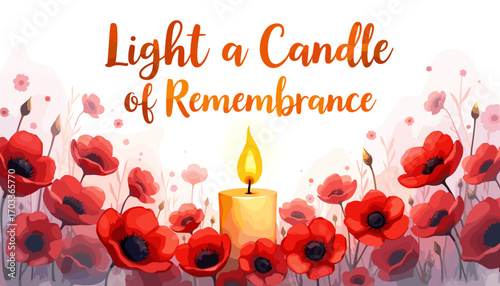 Remembrance Day banner, Remembrance Day poster, Lest We Forget banner, poppy flower design, Armistice Day poster, Veterans Day banner, memorial day remembrance, red poppy poster, military tribute bann