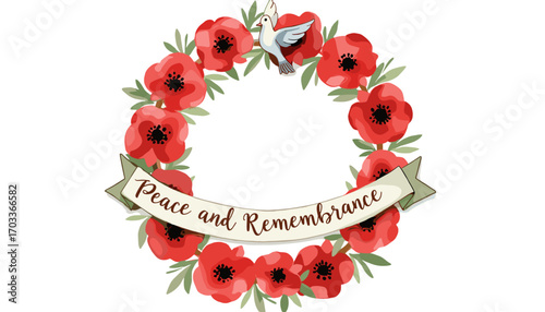 Remembrance Day banner, Remembrance Day poster, Lest We Forget banner, poppy flower design, Armistice Day poster, Veterans Day banner, memorial day remembrance, red poppy poster, military tribute bann