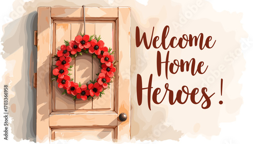 Remembrance Day banner, Remembrance Day poster, Lest We Forget banner, poppy flower design, Armistice Day poster, Veterans Day banner, memorial day remembrance, red poppy poster, military tribute bann