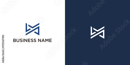 Sleek logo design with initial LMP monogram for forward-thinking businesses. Abstract and geometric, perfect for a modern brand identity that makes a strong first impression.