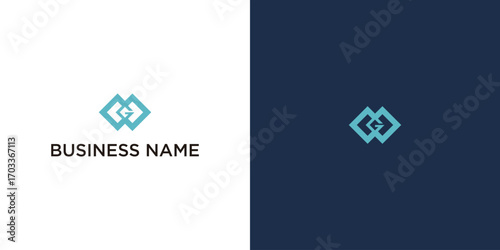 Clean, modern logo design with initial WG, MG, or MWG monogram, offering a professional and innovative visual identity, perfect for tech companies and startups ready to make a statement.