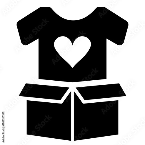 Shirt Donation Box Icon