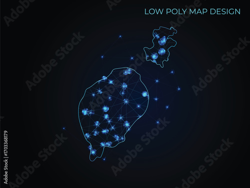 abstract digital networking connectivity vector map design	