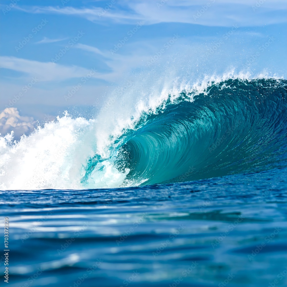 Obraz premium Powerful ocean wave (12)