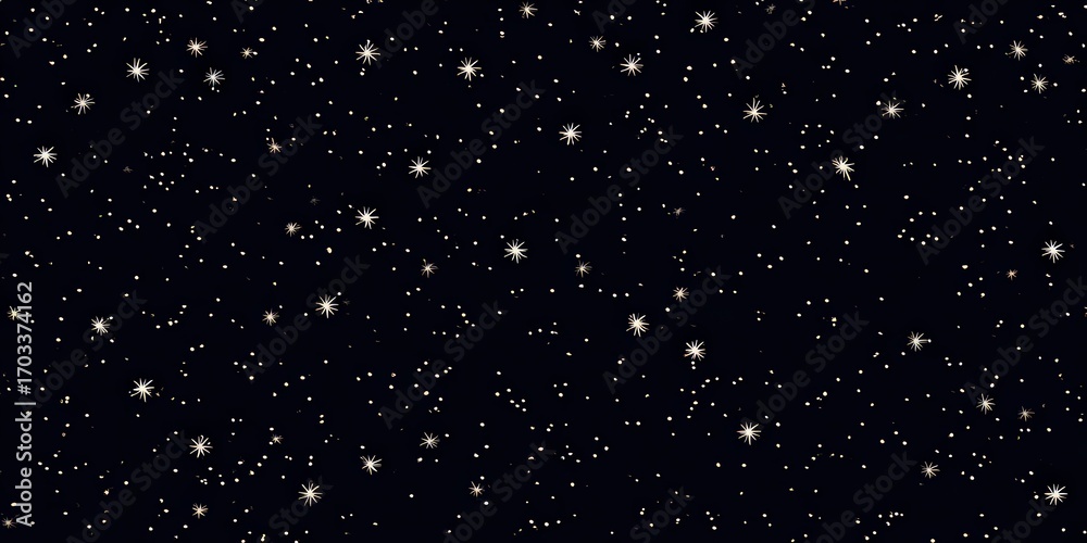Fototapeta premium Abstract Dark Night Sky Pattern
