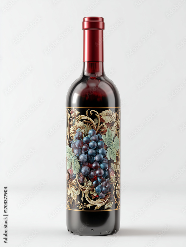Obraz premium Elegant bottle of wine