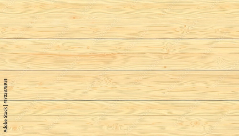 Fototapeta premium Seamless texture of clean, light bamboo planks, digital, panel