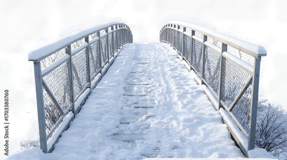 Obraz premium bridge in winter