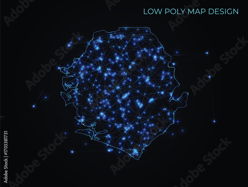 abstract digital networking connectivity vector map design	