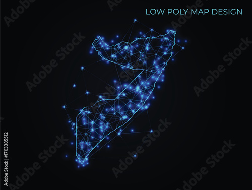 abstract digital networking connectivity vector map design	