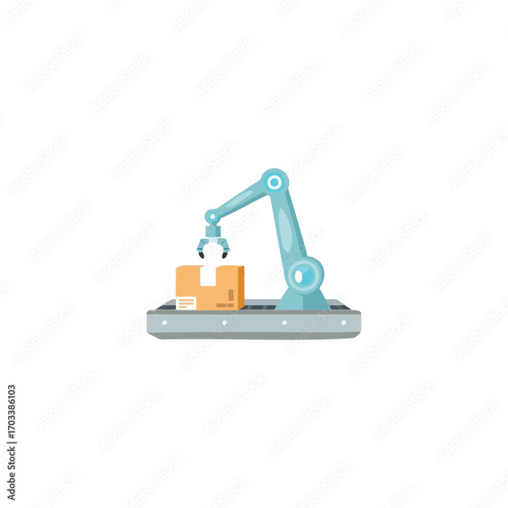 Obraz premium The evolution of Machine Mind intelligence in futuristic robotics, this clip art shows an AI Brain, a Smart Robot with automaton efficiency and technology