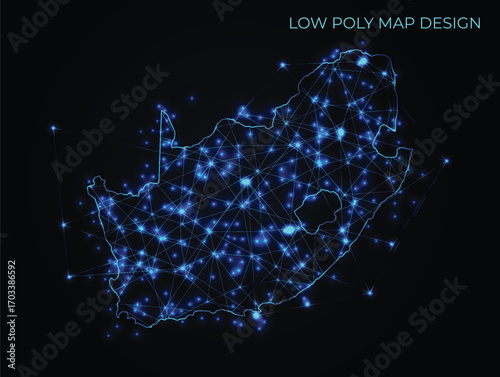 abstract digital networking connectivity vector map design	