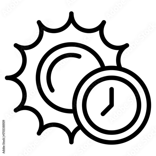 Daytime  Icon Element For Design
